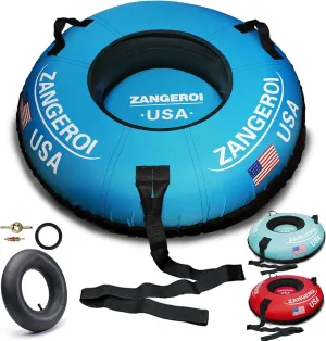 Snow Tube Snow Tubes for Sledding Heavy Duty Kids 47 inch Snow Sleds for Kids and Adult Heavy Duty Snow Tube Sleds for Adults Inflatable Snow Tube for Kids with Snow Tube Cover