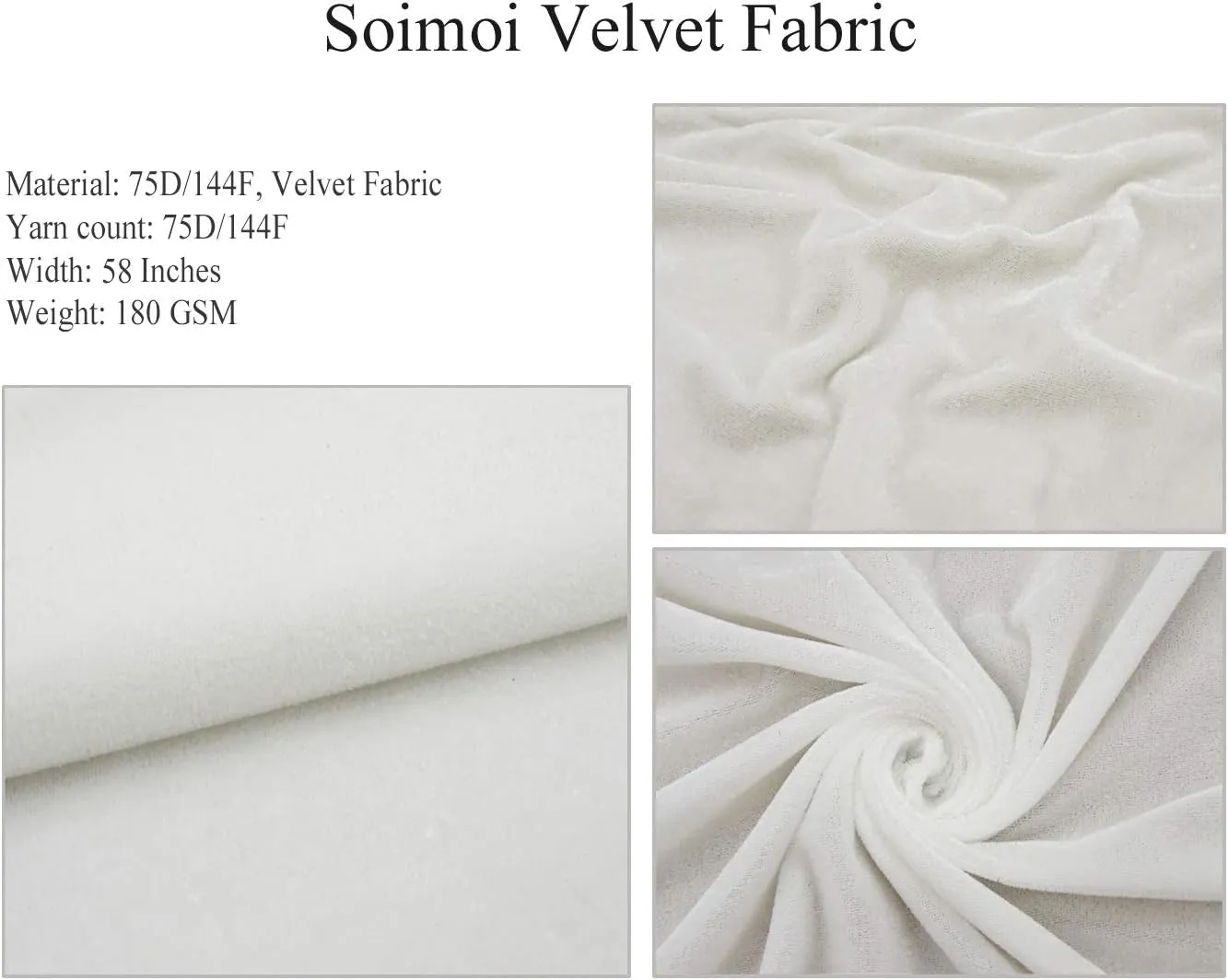 Soimoi Velvet Fabric Bellies & High Heels Fashion Decor Fabric Printed Yard 58 Inch Wide