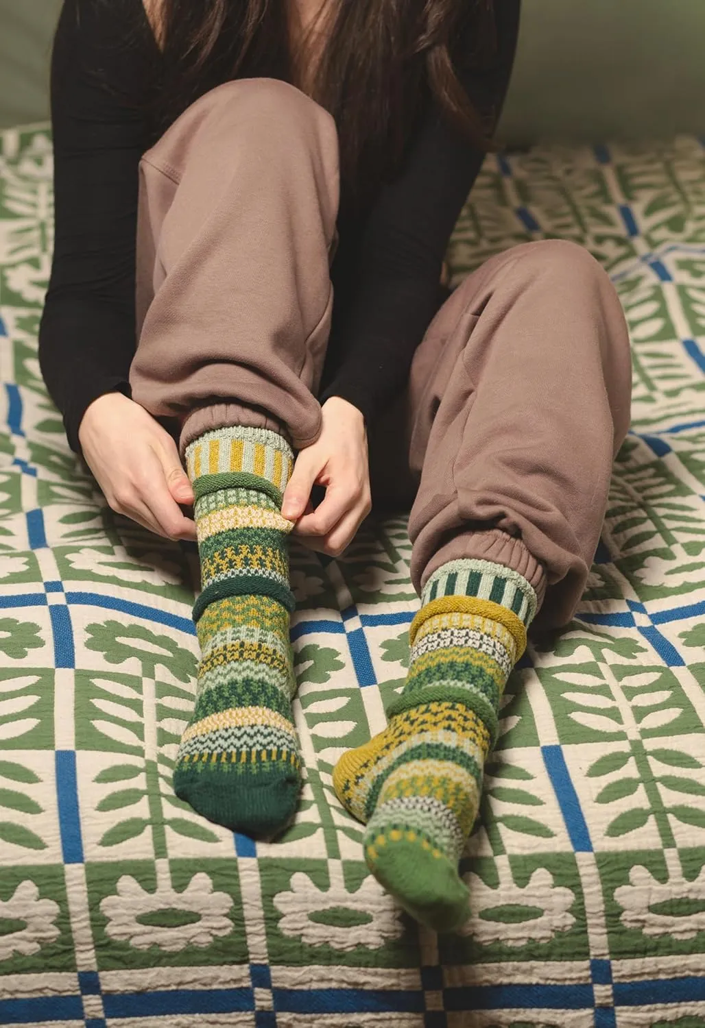 Solmate Socks Colorful Mismatched Socks for Men & Women – Soft, Eco-Friendly Cotton Blend – Fun & Cozy Gift Idea