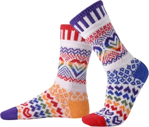 Solmate Socks Colorful Mismatched Socks for Men & Women – Soft, Eco-Friendly Cotton Blend – Fun & Cozy Gift Idea