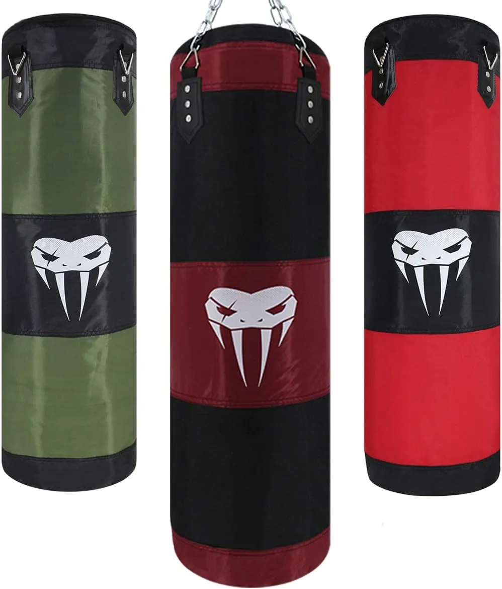 SOTF Heavy Bag Boxing Set Punching Bags for Adults Heavy Duty Hanging Punching Bag Unfilled