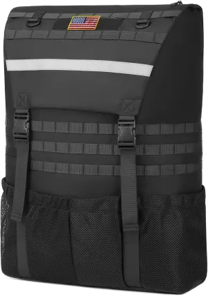 Spare Tire Trash Bag Heavy Duty Offroad Tailgate Storage Bag for Jeep, Truck, SUV or Car Recovery Tool Gear