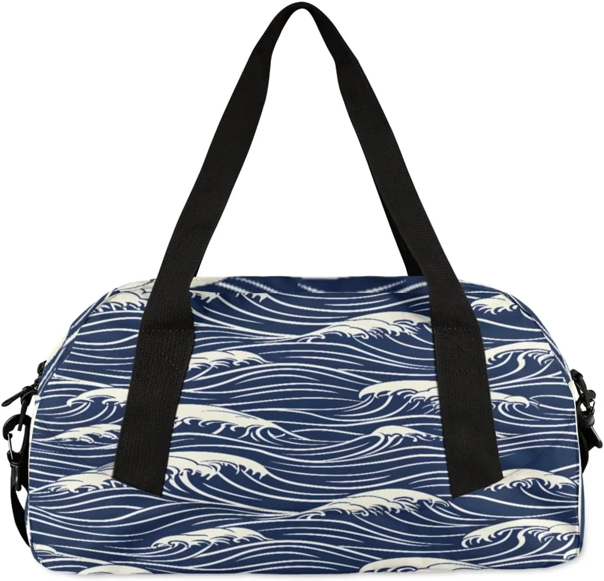 Sport Duffel Bag Seawater Print Kids Gym Bag Weekender Overnight Bags for Boys Girls Teens Carry On Workout Travel Bag