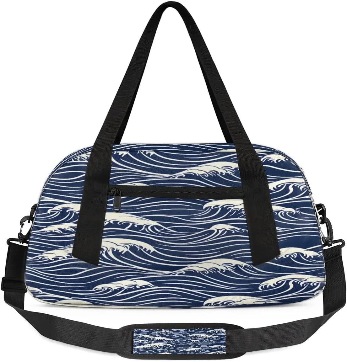 Sport Duffel Bag Seawater Print Kids Gym Bag Weekender Overnight Bags for Boys Girls Teens Carry On Workout Travel Bag