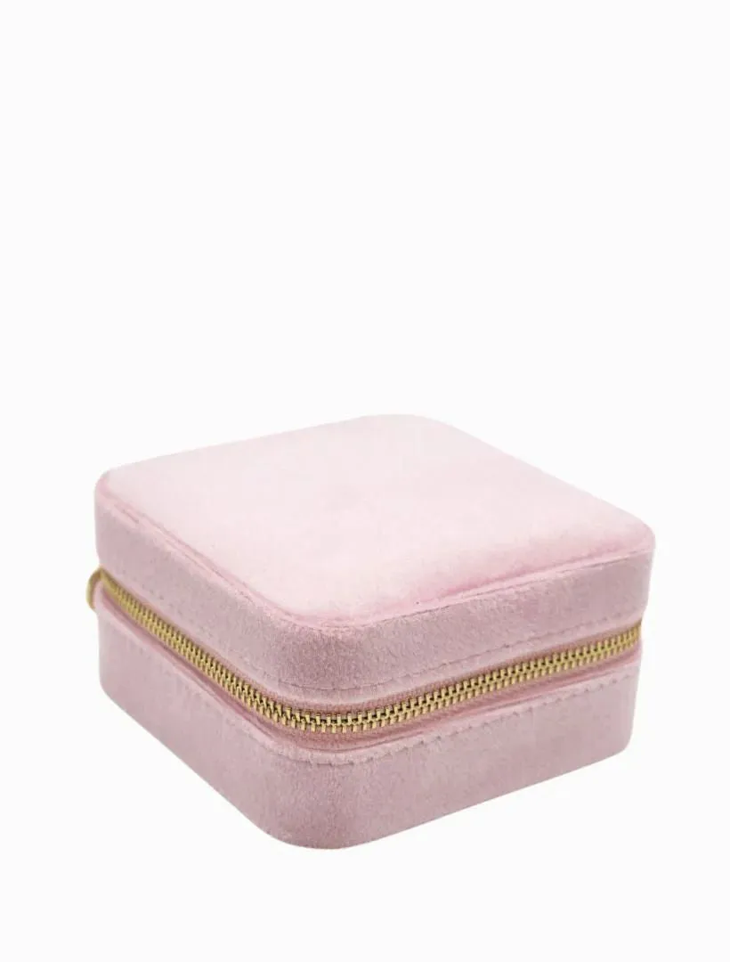 Square Jewellery Case Pink