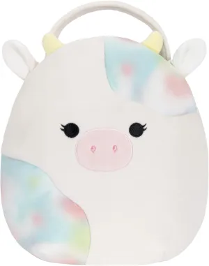 Squishmallows Original 12-Inch Candess Cow Easter Basket - M-Sized Ultrasoft Official Jazwares Plush