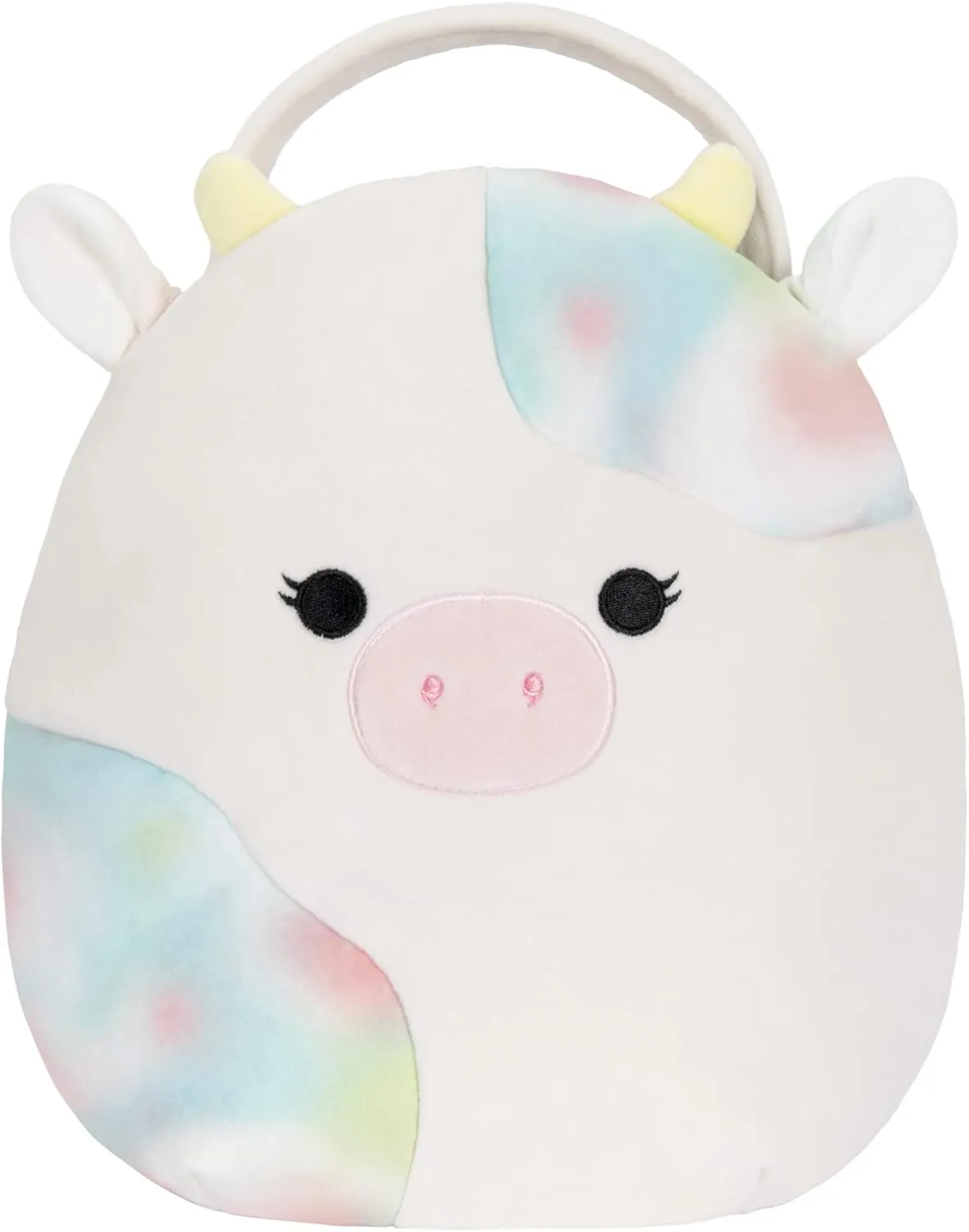 Squishmallows Original 12-Inch Candess Cow Easter Basket - M-Sized Ultrasoft Official Jazwares Plush