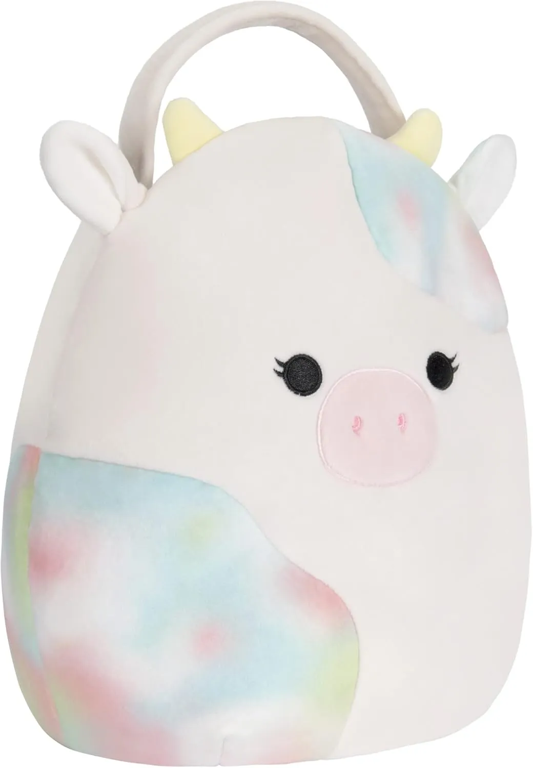 Squishmallows Original 12-Inch Candess Cow Easter Basket - M-Sized Ultrasoft Official Jazwares Plush