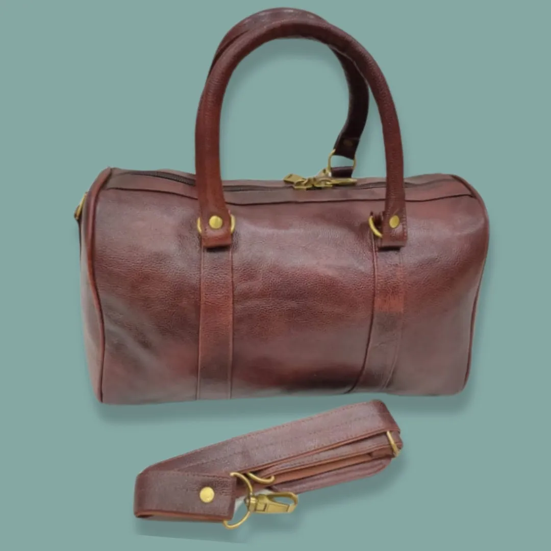 Starco Genuine Leather Duffle Bag 2