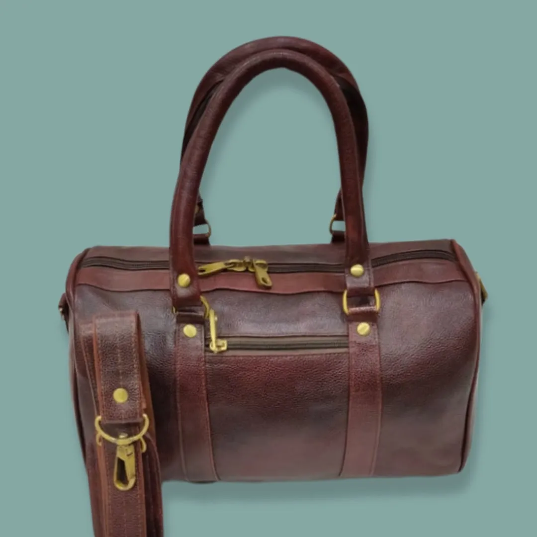 Starco Genuine Leather Duffle Bag 2