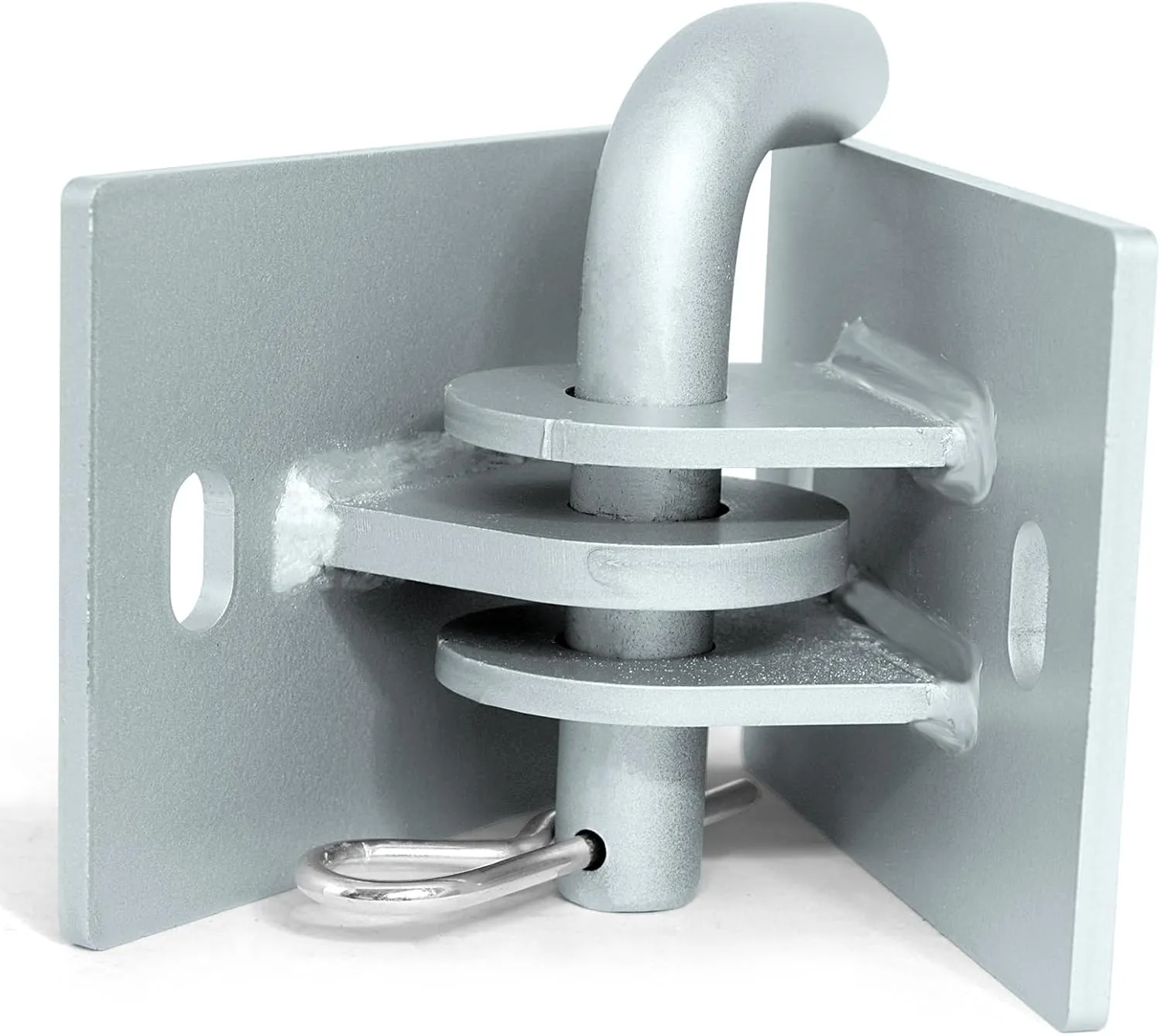 Stationary Dock Connector Hinge Kit,Floating Dock Hinges Hardware Brackets,Heavy-Duty Boat Dock Hinges Kit, Male & Female T Style Corner Hinge Dock Parts Connect Ramp to Floating Dock