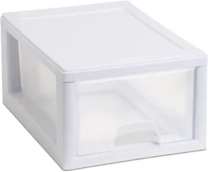 Sterilite Corp. 20518006 Sterilite Stackable Storage Drawer 12 7/8" D x 8 7/8" W x 6" H