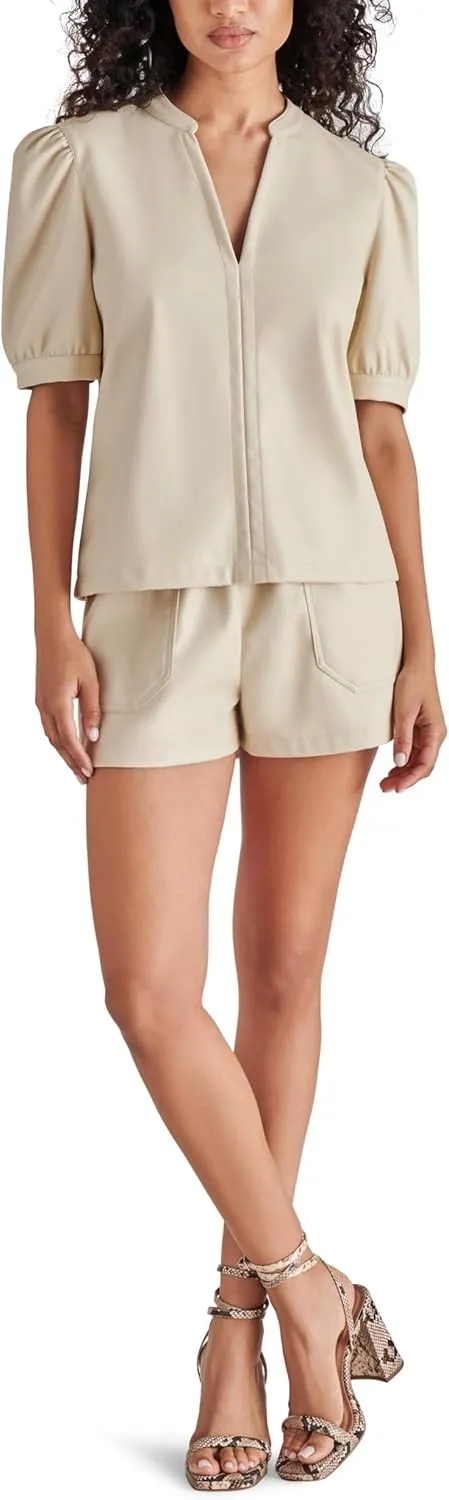 Steve Madden Apparel Women's Faux The Record Short
