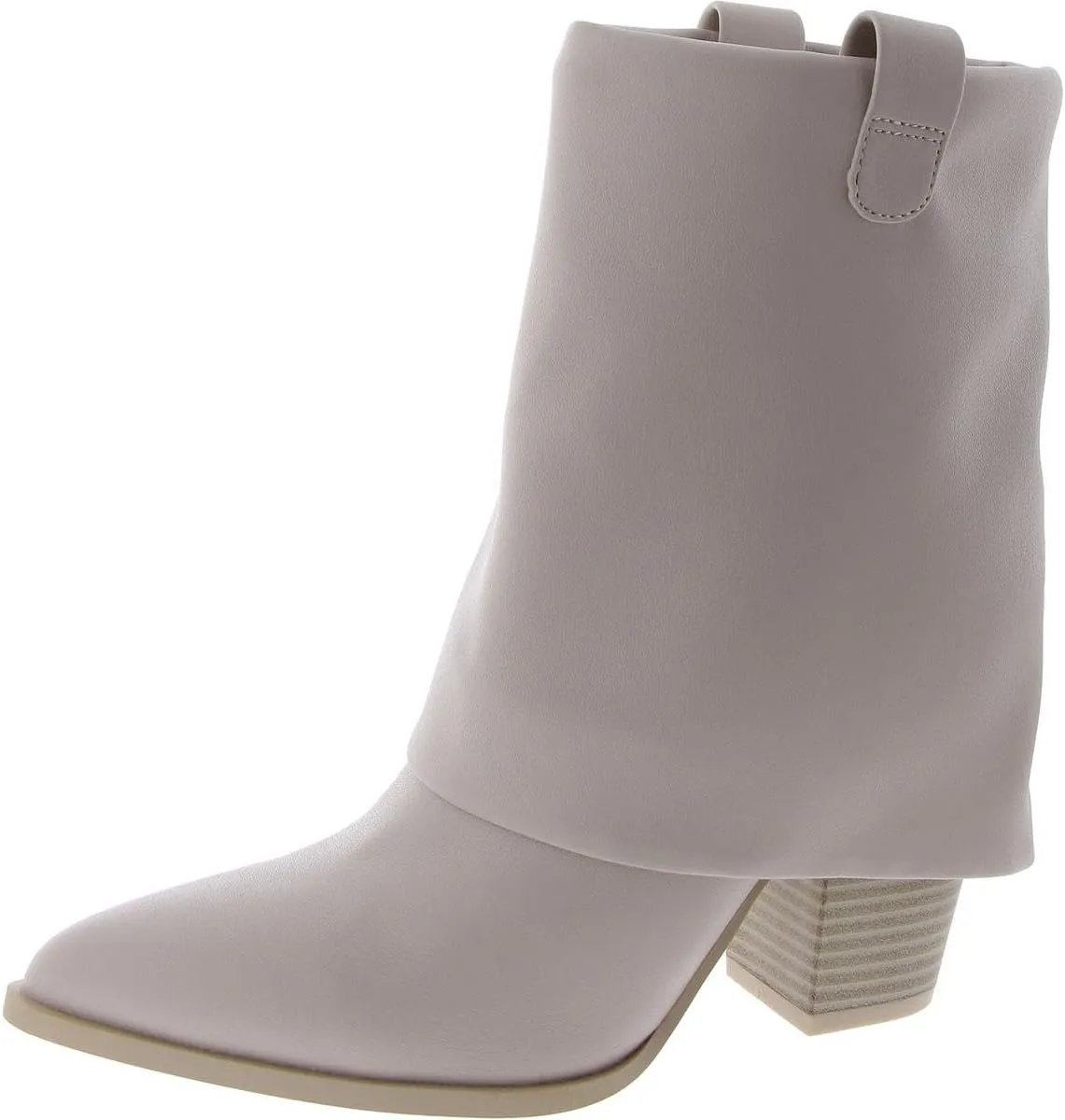 Steve Madden Womens Lark Faux Leather Pointed Toe Ankle Boots