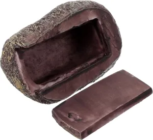Stone Key Box Code Simulated Hiding Key Hide Hiders Holder Decorative Outdoor Concealed Conceal Valet Hider Safe Storage Outdoors Simulate Stone Rock Faux Secret Hider Resin