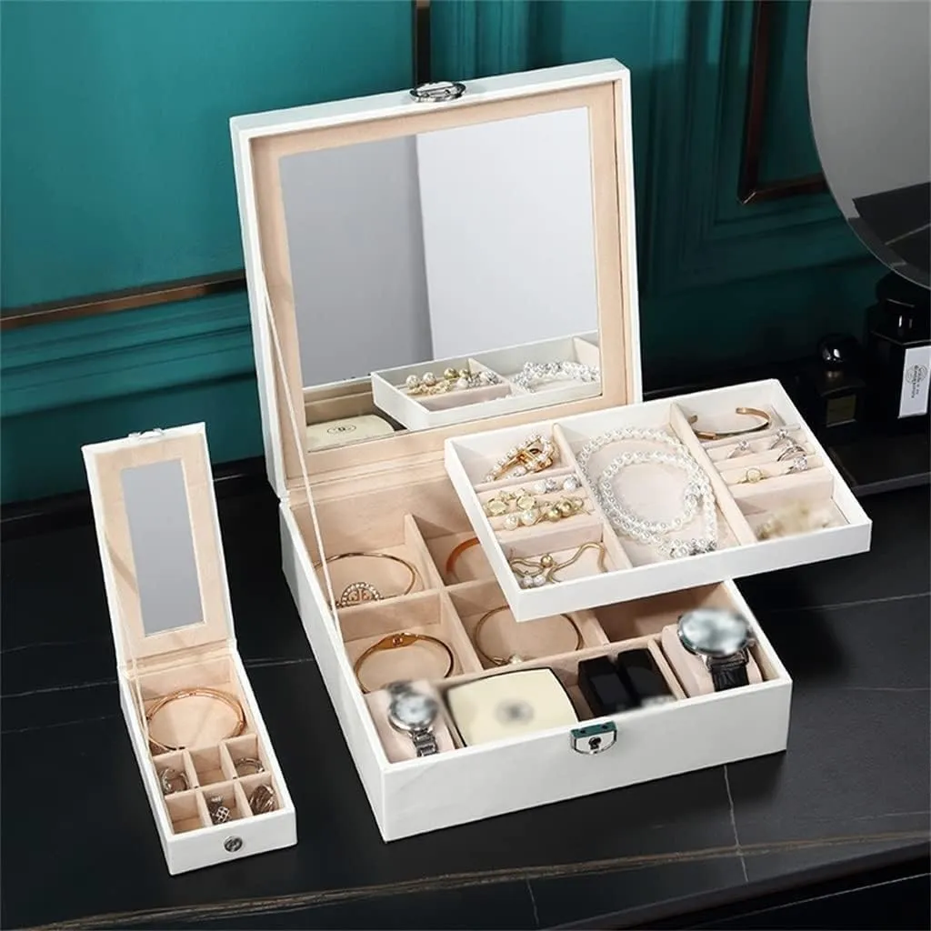 Storage Box Watch Jewelry European Style Locked Jewelry Jewelry Necklace Bracelet(2)