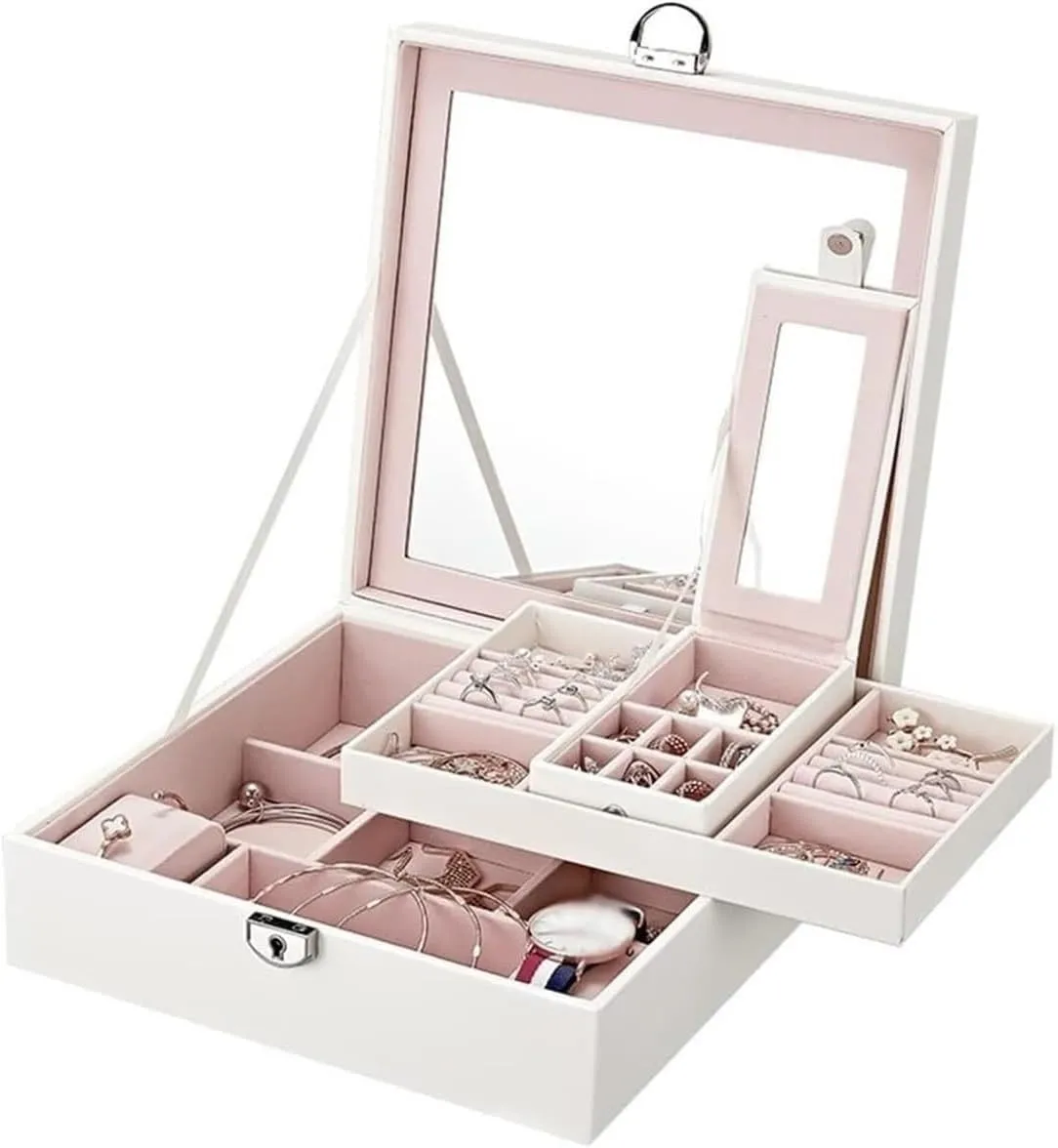 Storage Box Watch Jewelry European Style Locked Jewelry Jewelry Necklace Bracelet(2)