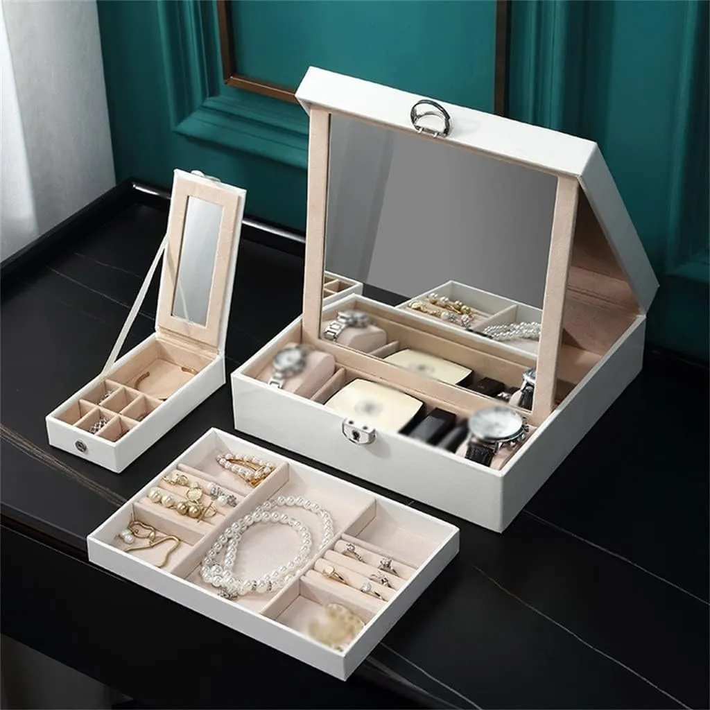 Storage Box Watch Jewelry European Style Locked Jewelry Jewelry Necklace Bracelet(2)