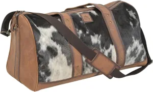 STS Ranchwear Saltillo Spacious Leather Travel Duffle Bag with Adjustable & Removable Shoulder Strap, Tornado/Cowhide, One Size