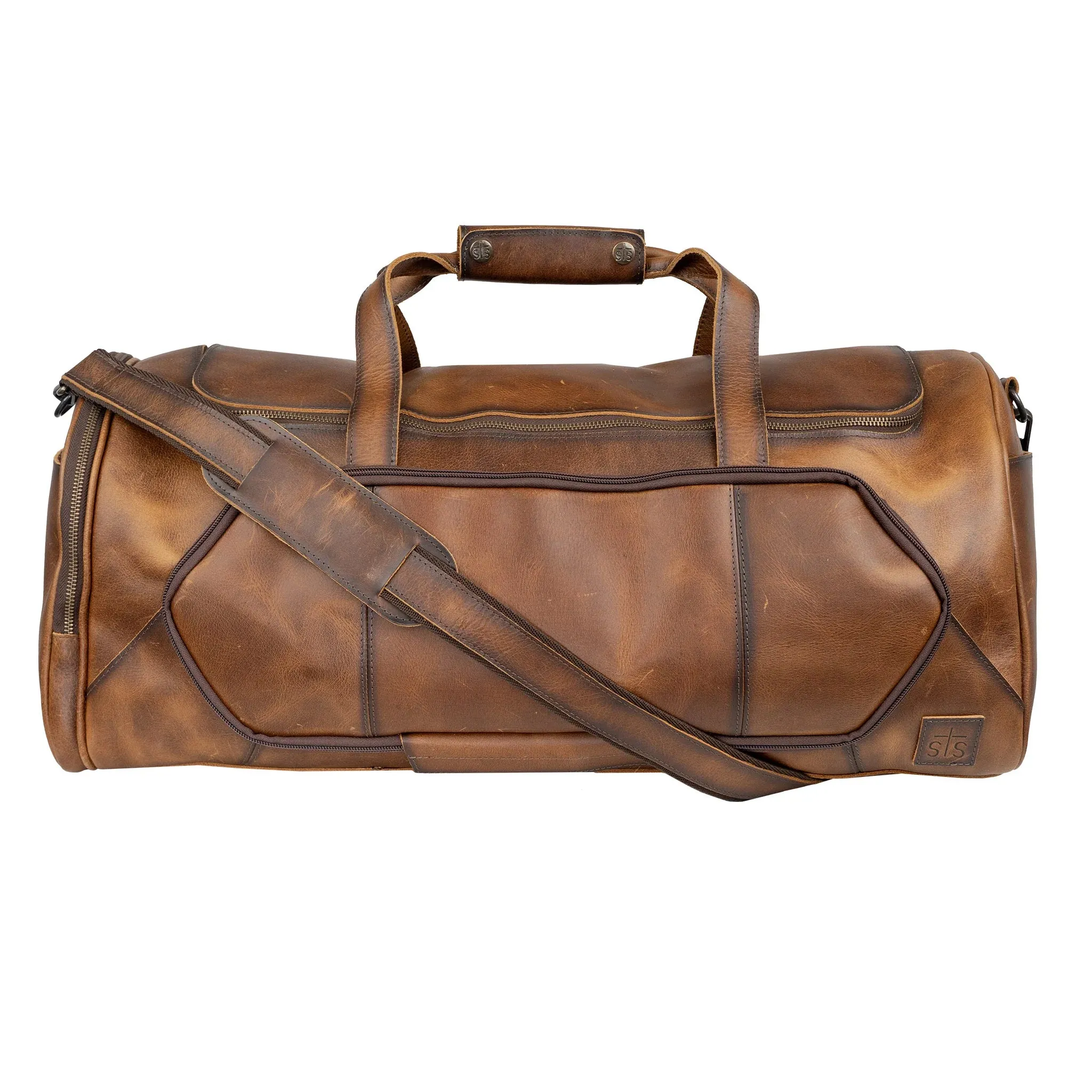 STS Ranchwear Tucson Leather Duffle Bag