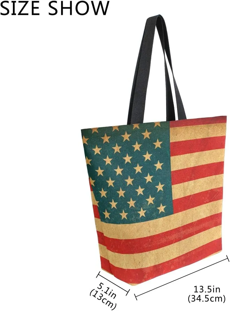 SUABO Tote Bag Kitchen Reusable Grocery Bags Canvas Shopping Bag for Mom's Gift Outdoor