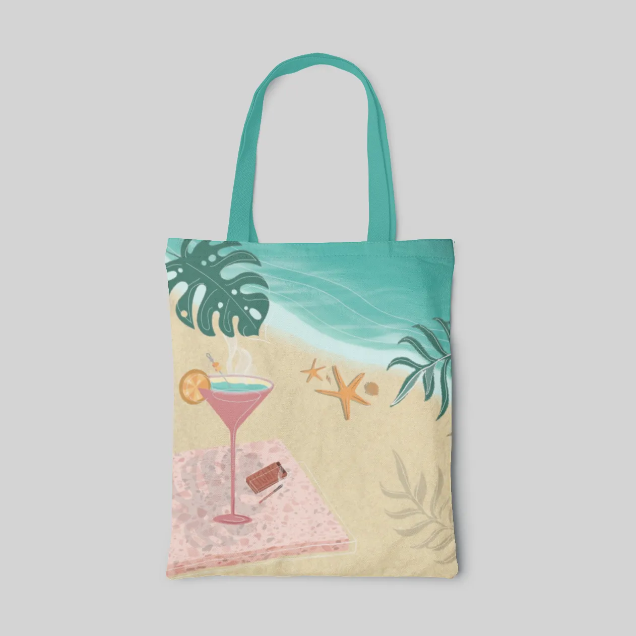 Summer paradise tote bag