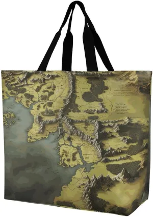 Sunrise on The Lake Tote Bag for Women Reusable Grocery Shoulder Bags Shopping Bag for Travel, Groceries