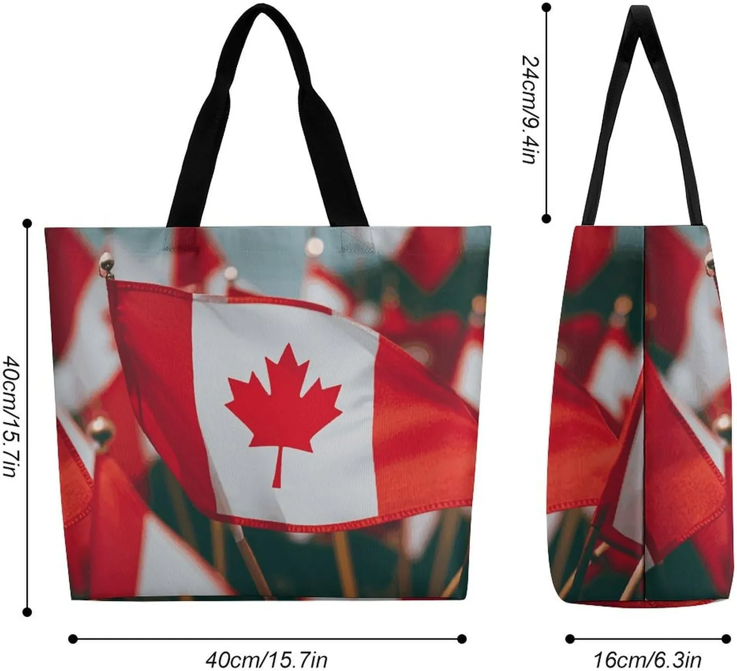 Sunset Dolphin Tote Bag for Women Reusable Grocery Shoulder Bags Shopping Bag for Travel, Groceries