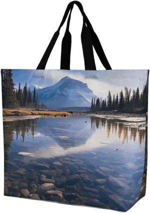 Sunset in Budapest Tote Bag for Women Reusable Grocery Shoulder Bag Shopping Bags for Travel, Groceries