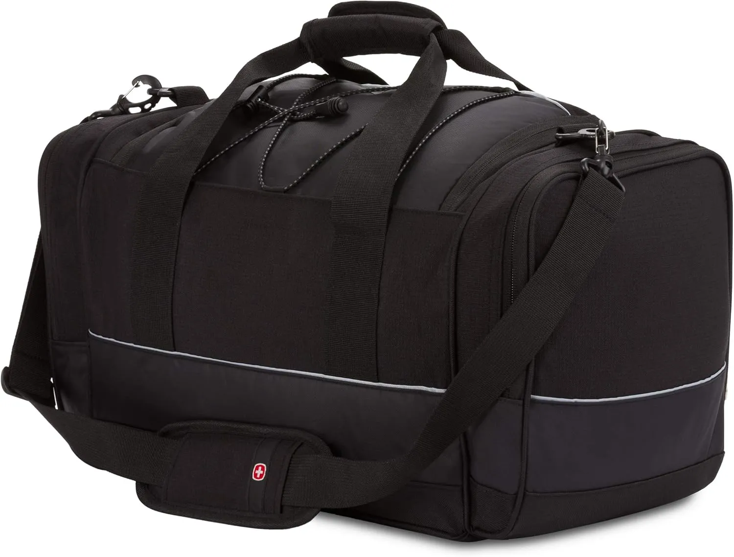 SwissGear Apex Duffle Bag for Travel and Gym with Bungee-Cord System