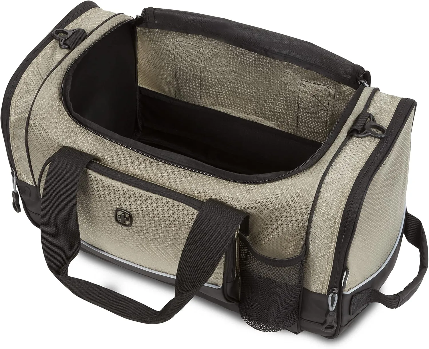 SwissGear Apex Duffle Bag for Travel and Gym with Bungee-Cord System