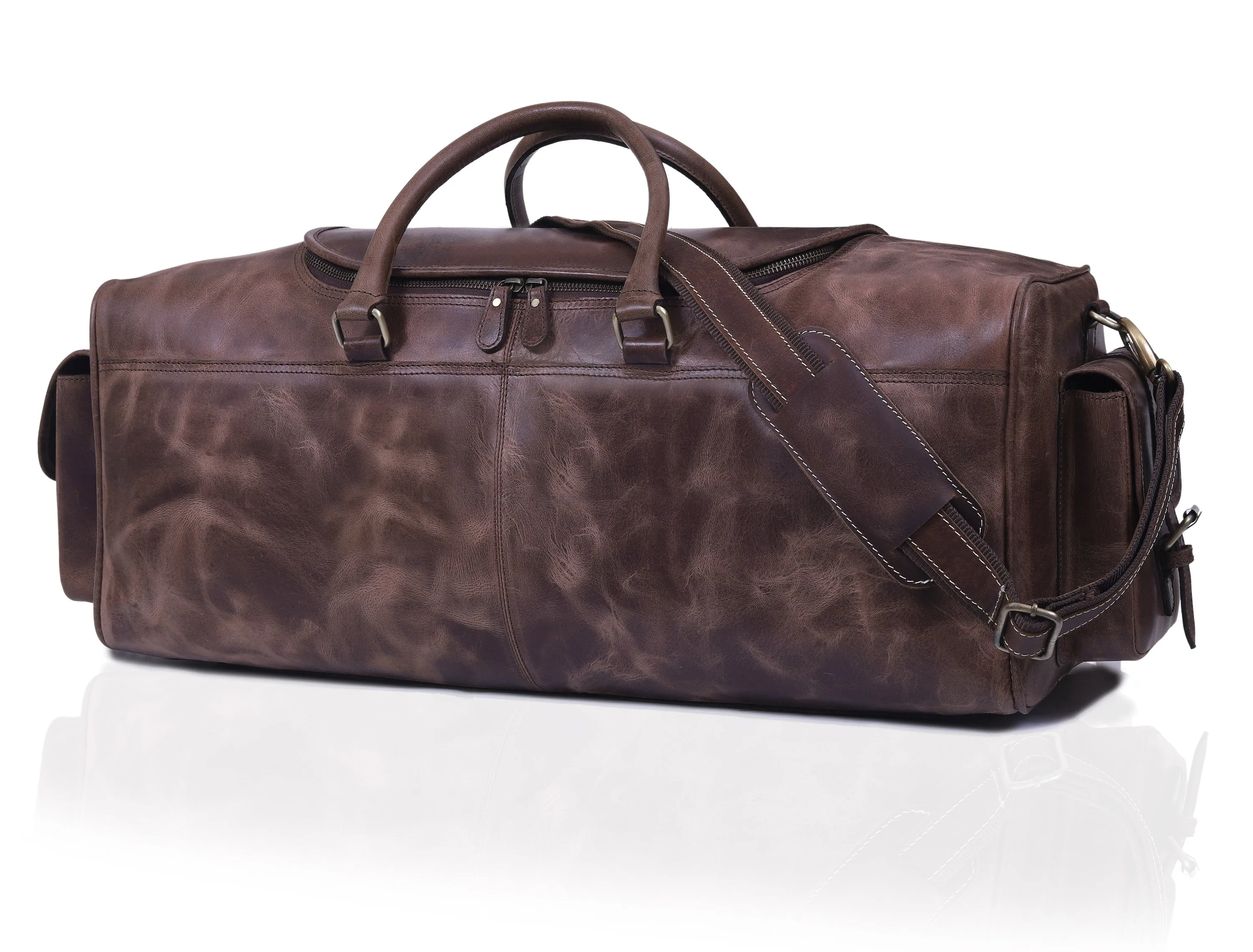 The Overnight Leather Duffle Bag