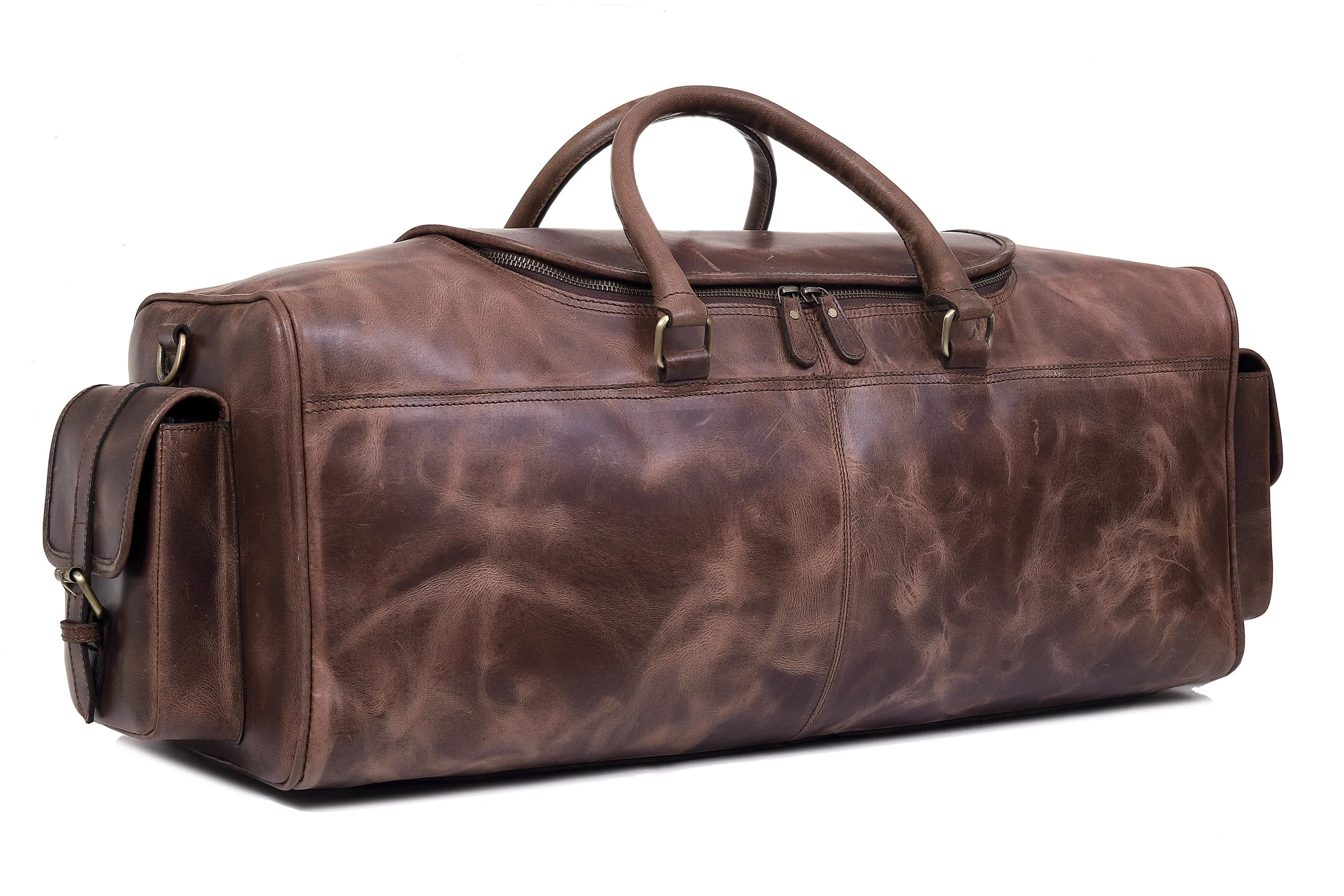 The Overnight Leather Duffle Bag