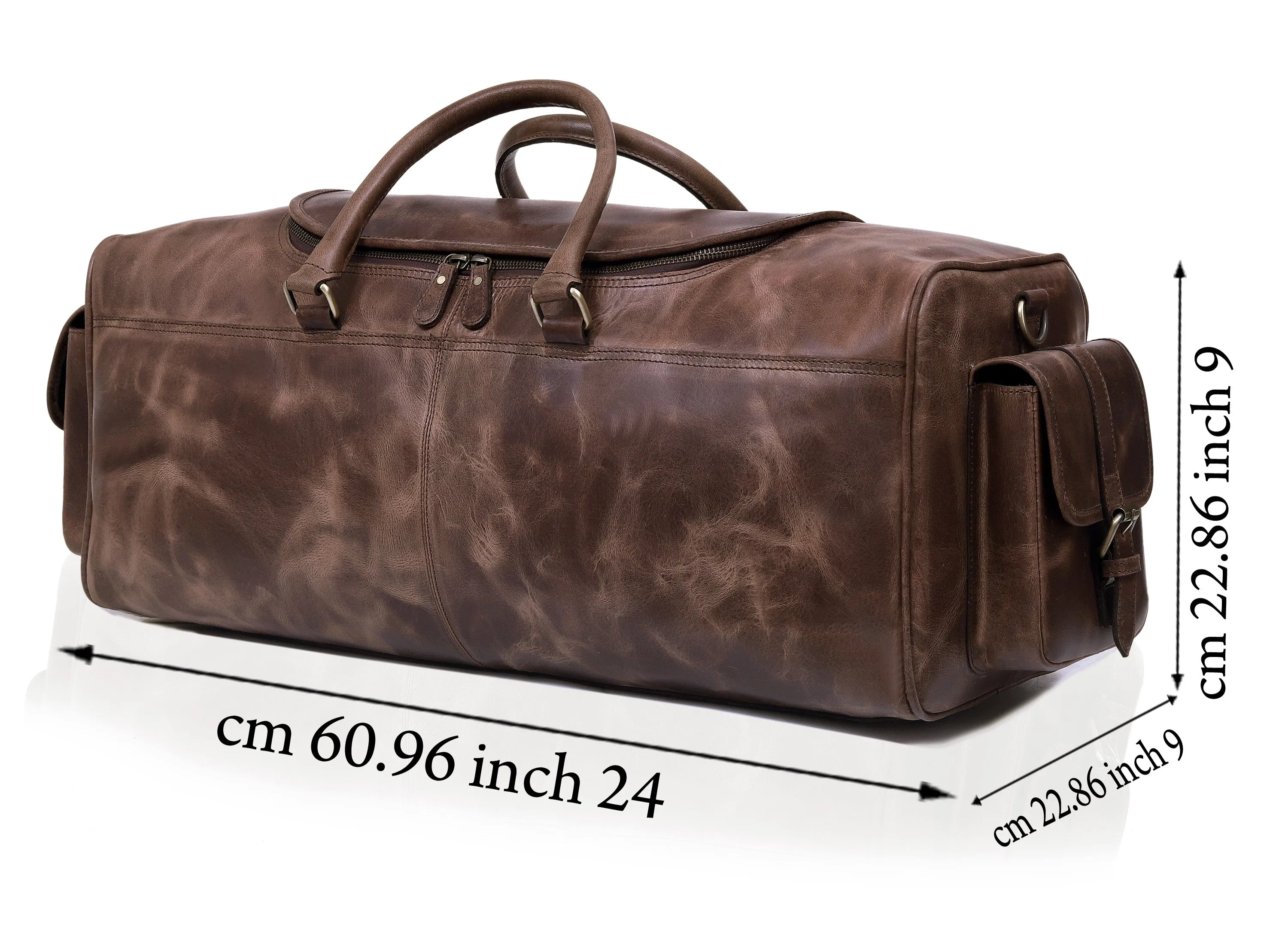The Overnight Leather Duffle Bag