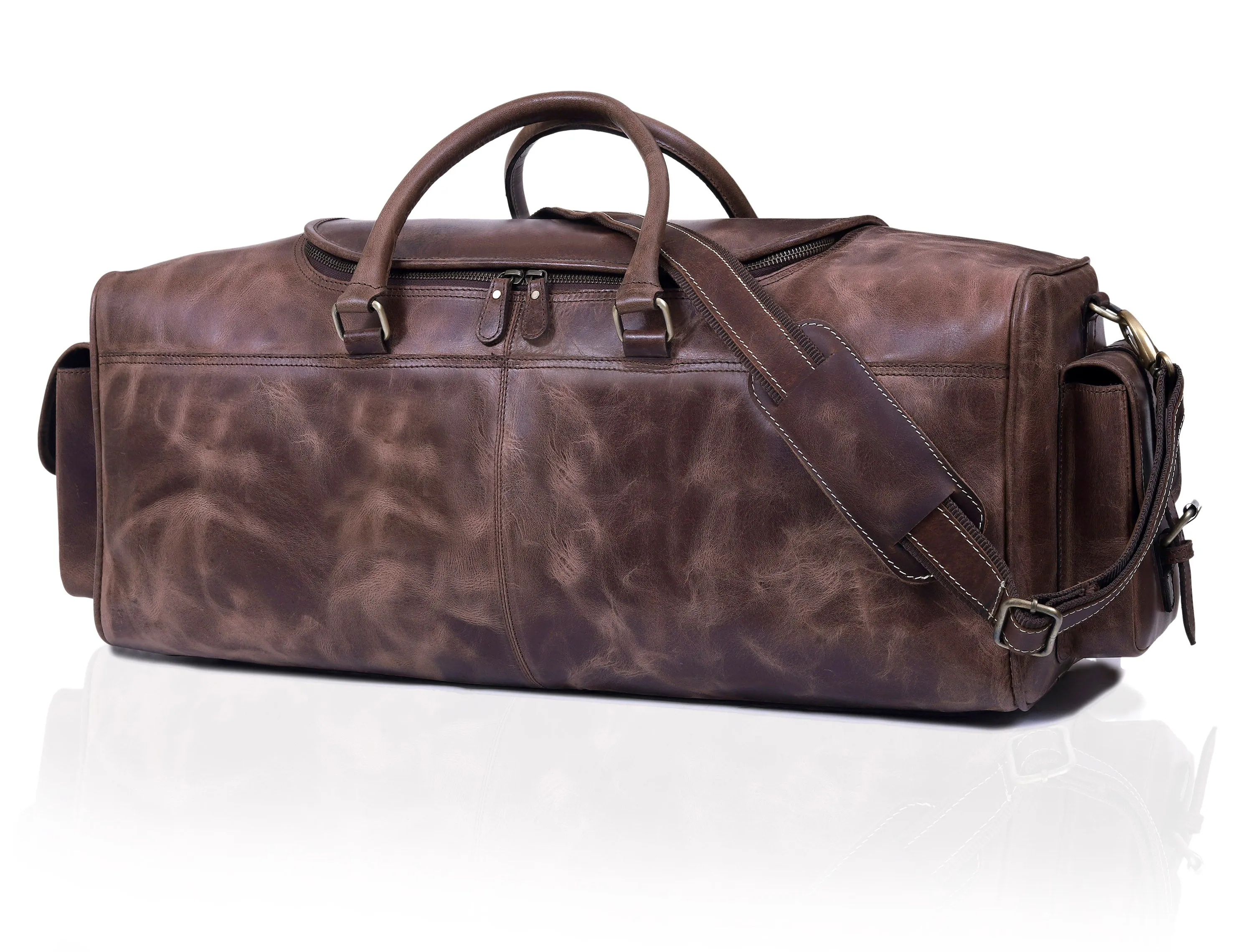 The Overnight Leather Duffle Bag