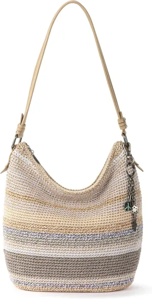 The Sak Sequoia Hobo Bag - Hand Crochet Large Women's Purse for Everyday & Travel - Durable Handbag & Tote With Zipper Pocket