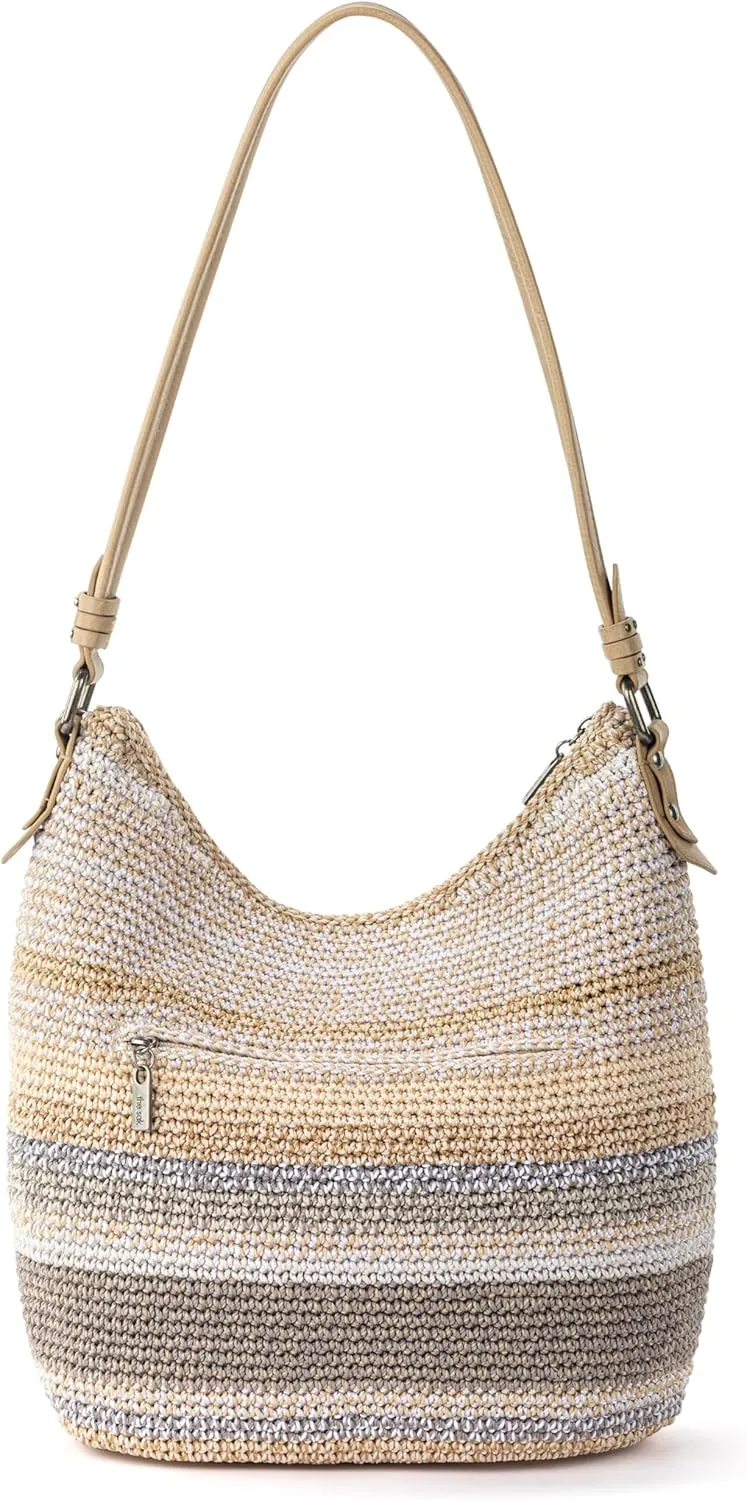 The Sak Sequoia Hobo Bag - Hand Crochet Large Women's Purse for Everyday & Travel - Durable Handbag & Tote With Zipper Pocket