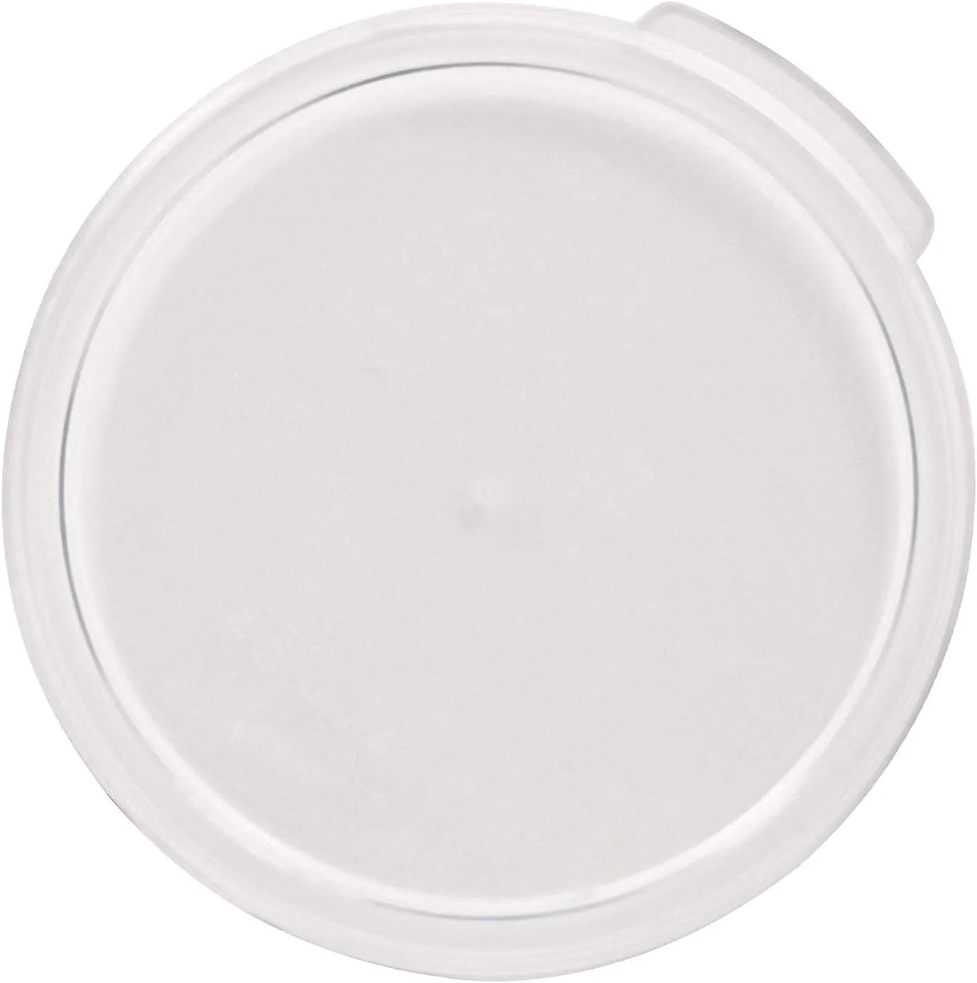 Tiger Chef 12 Quart Commercial Grade Clear Food Storage Round Polycarbonate Containers With Clear Lids