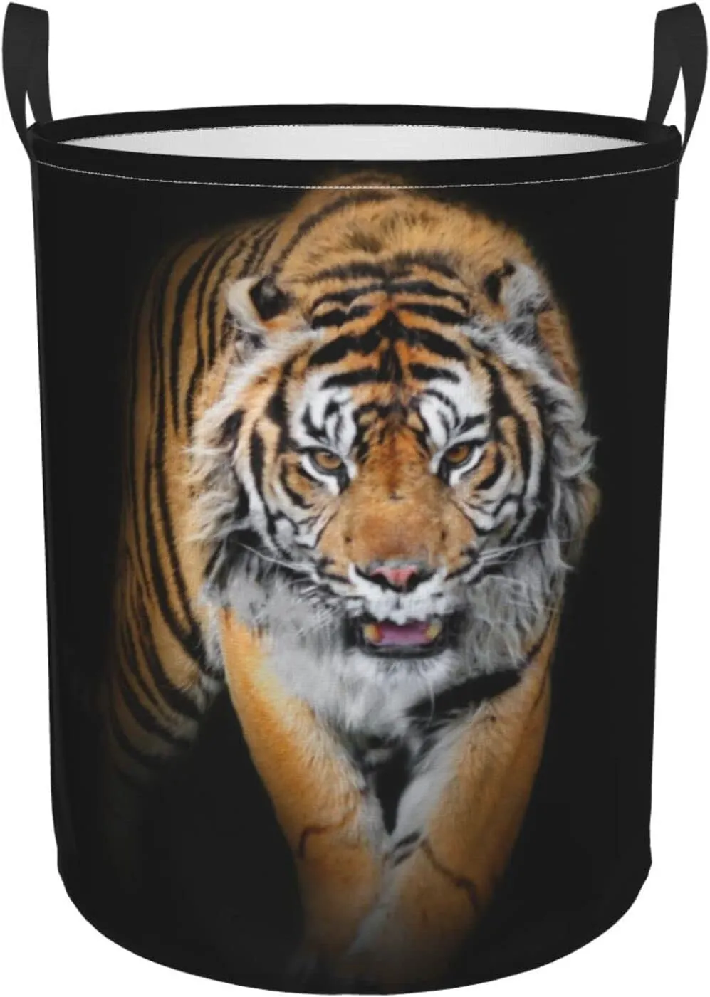 Tiger Laundry Hamper Cool Laundry Baskets Large Animal Hampers Toy Organizer Hamper Bag Dirty Clothes Storage Bin
