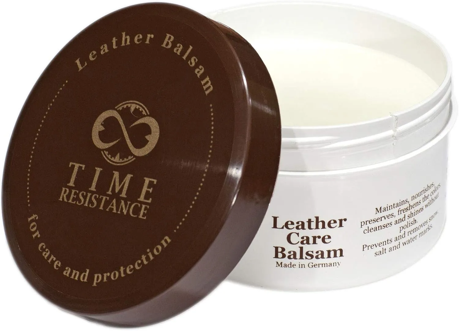 Time Resistance Leather Balsam for Shoes, Bags and Furniture Care and Protection 8.45 Oz (250ml)