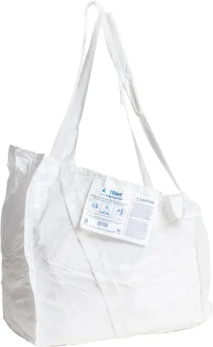 Toilet Bag - Lift, Carry, Store, Service & Remove Toilets | Professional Plumber Carrying Bag | Plumbing Tools & Parts - Flapper, Fill Valve, Flush Handle, Snake, Repair Kit & Wax Ring