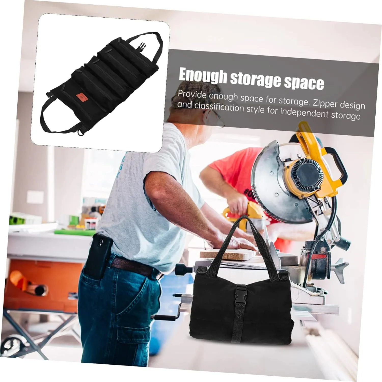 Toolkit Seat Organizer for Backseat Travel Storage Bag House Key Case Trash Handbag Organizer Inserts Mechanics Tool Kit Tray Desk Organizer Pouch Umbrellas Hanging Canvas