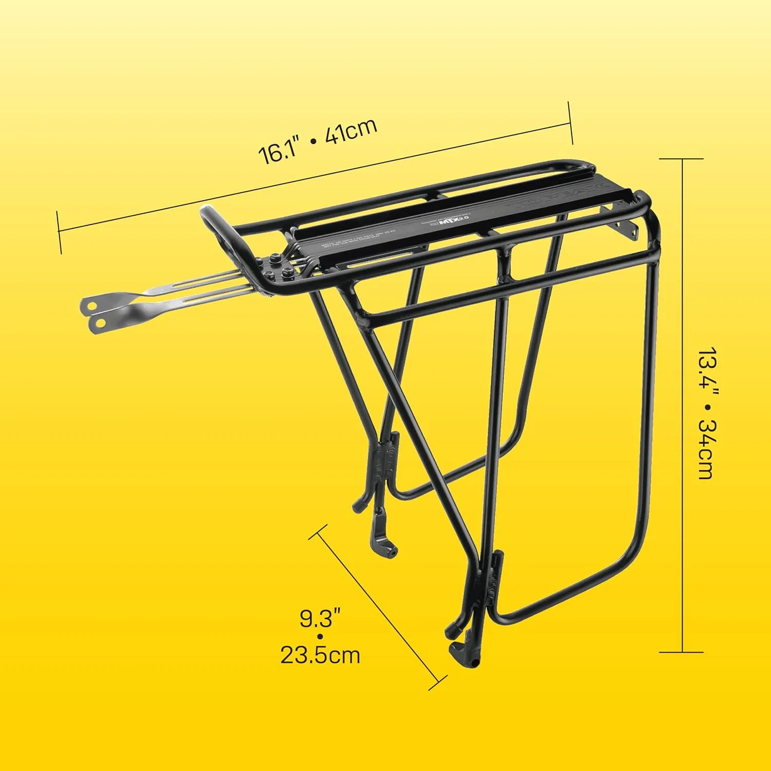 Topeak Super Tourist Rear Bike Rack DX for Disc Brake Bikes