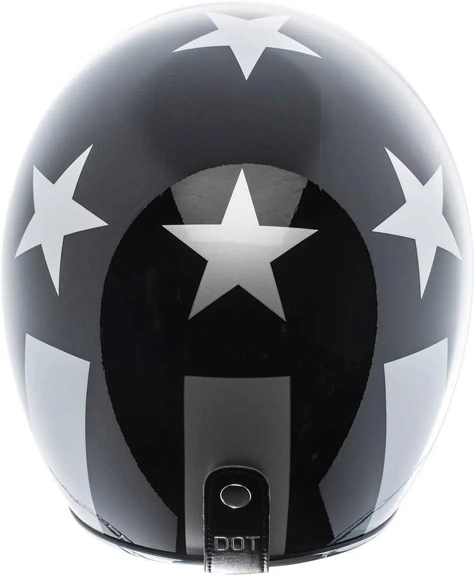 TORC T50/Del Mar Open Face 3/4 Motorcycle Helmet with Graphics