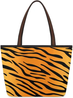 Tote Bag for Women with Zipper Large Capacity Top Handle Casual Shoulder Bag Handbag Reusable Shopping