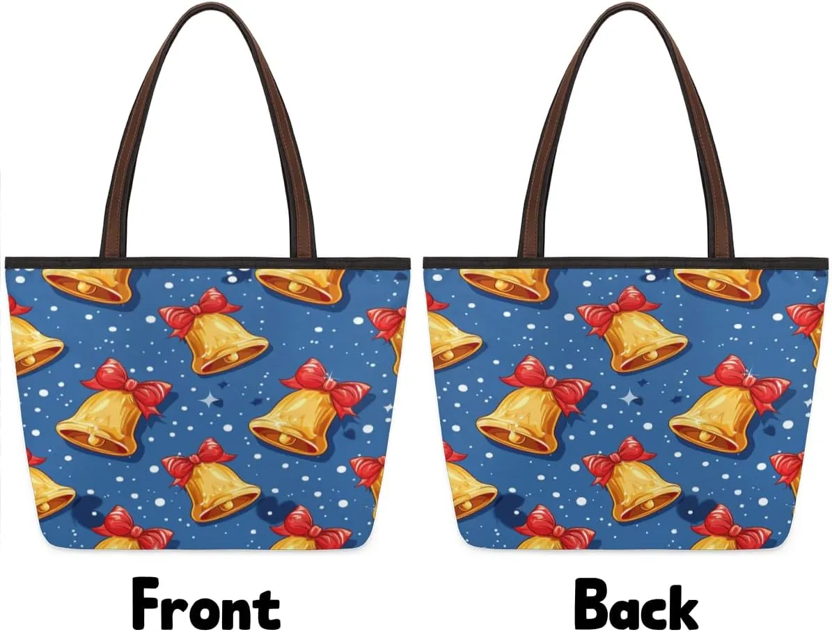 Tote Bag for Women with Zipper Large Capacity Top Handle Casual Shoulder Bag Handbag Reusable Shopping