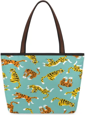 Tote Bag for Women with Zipper Large Capacity Top Handle Casual Shoulder Bag Handbag Reusable Shopping
