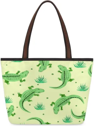 Tote Bag for Women with Zipper Large Capacity Top Handle Casual Shoulder Bag Handbag Reusable Shopping
