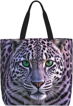 Tote Bag Large Capacity Grocery Bag With Zipper Ringtailed Lemur Shopping Bag Shoulder Bag for Women