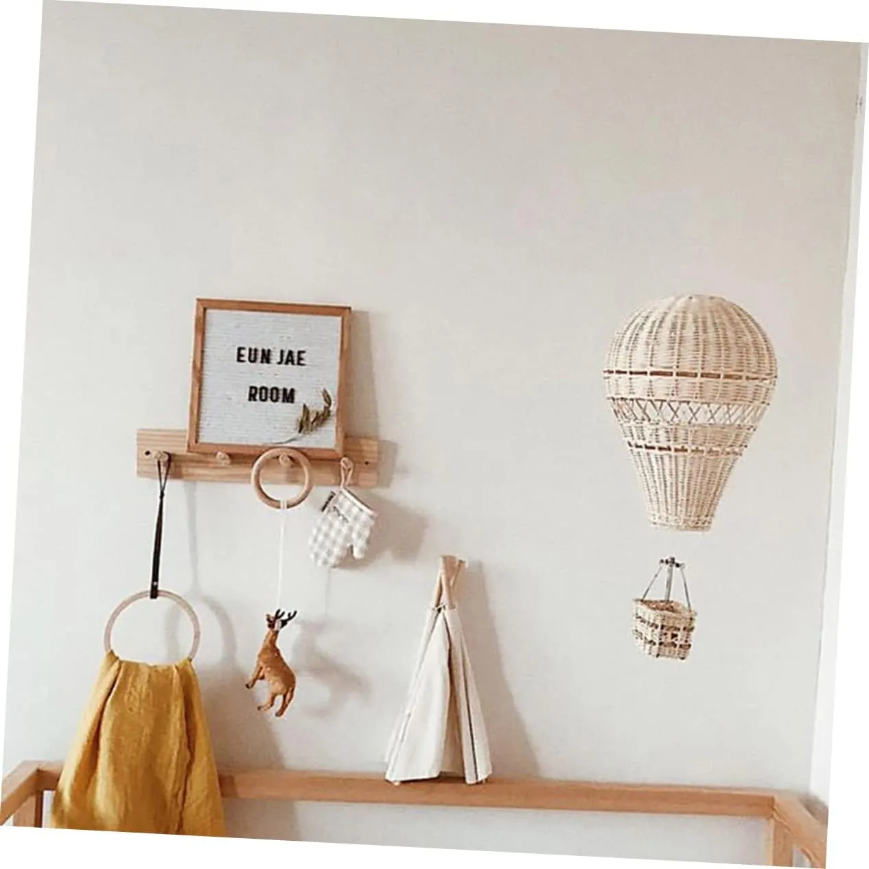 Toyvian 2pcs Rattan Hot Air Balloon Rattan Hot Air Balloon Decor Hot Air Ballons Decoration Baseball Balloon Garland Rattan Woven Wall Decor Decorative Hot Air Balloon Woven Rattan Craft